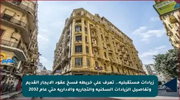 زيادات مستقبلية.. تعرف على خريطة فسخ عقود الإيجار القديم وتفاصيل الزيادات السكنية والتجارية والإدارية حتى عام 2032